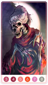 Horror Color by Number screenshot 7