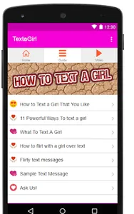 HOW TO TEXT A GIRL screenshot 2