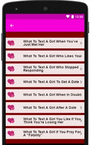 HOW TO TEXT A GIRL screenshot 3