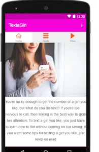 HOW TO TEXT A GIRL screenshot 4