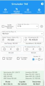 Simulador Carreira TAES-IFES screenshot 1
