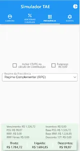 Simulador Carreira TAES-IFES screenshot 2