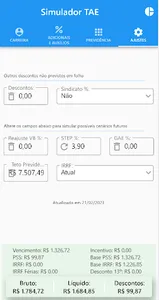 Simulador Carreira TAES-IFES screenshot 3