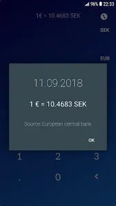 Euro Swedish krona converter / screenshot 3