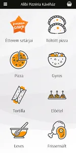 Alibi Pizzéria Kávéház screenshot 0