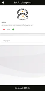 Alibi Pizzéria Kávéház screenshot 2