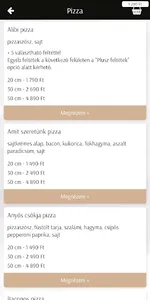 Alibi Pizzéria Kávéház screenshot 3