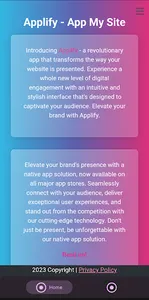 Applify - App My Site screenshot 0