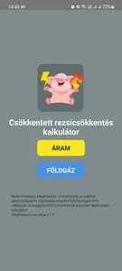 Rezsikalkulátor screenshot 0