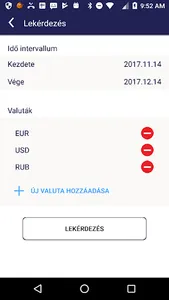 Árfolyamok screenshot 2