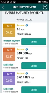 MobilKincstár screenshot 2