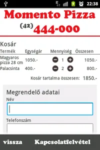 Pizza Momento Nyíregyháza screenshot 4
