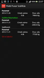 Mobil Fuvar screenshot 1