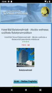 Gyógyhotelek termál szállodák screenshot 2
