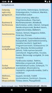 Gyógyhotelek termál szállodák screenshot 3