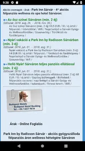 Sárvár szállás, akciós sárvári screenshot 3