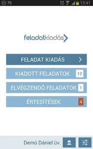 Feladatkiadás screenshot 0