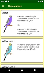 Budgiegenex screenshot 1