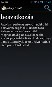 Jogi Szótár screenshot 1