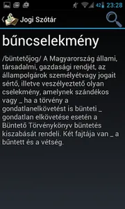 Jogi Szótár screenshot 3
