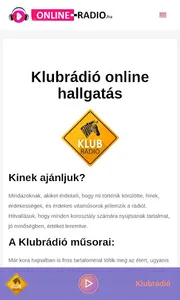 Online Rádiók hallgatása screenshot 4
