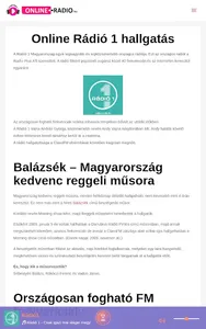Online Rádiók hallgatása screenshot 6
