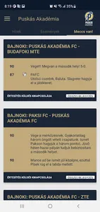 Puskás Akadémia screenshot 2