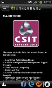CSIT INFO@HAND screenshot 4