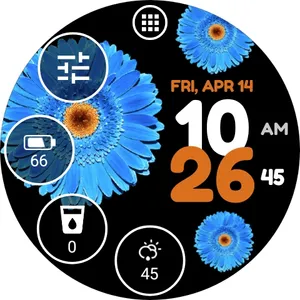 Flower Watch Face by HuskyDEV screenshot 8