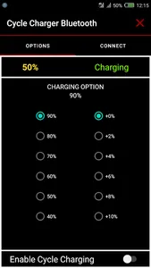 Cycle Charger Bluetooth screenshot 2