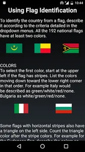 Flag Identification screenshot 1