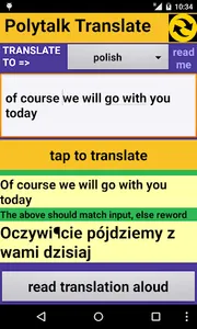 Polytalk Translate screenshot 1