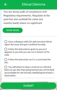 ICAP Ethics Dilemma screenshot 4