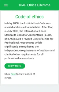ICAP Ethics Dilemma screenshot 5