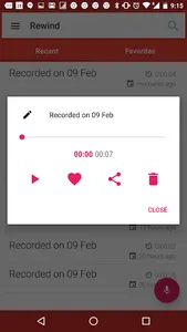 Rewind: Reverse Voice Recorder screenshot 3