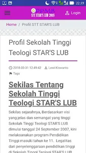 PPMB STT STAR'S LUB 2018 screenshot 2