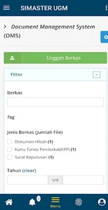 Simaster UGM screenshot 2