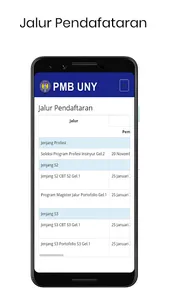 Penerimaan Mahasiswa Baru UNY screenshot 4