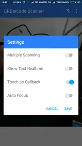 Simple QR  Barcode Scanner screenshot 1