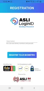 ASLI LoginID Demo screenshot 1