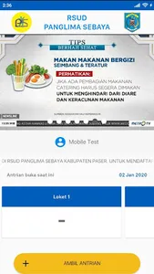 Antrian - RSUD Panglima Sebaya screenshot 0