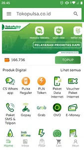 Tokopulsa.co.id: TopUp, PPOB screenshot 0