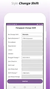 HRMS screenshot 2