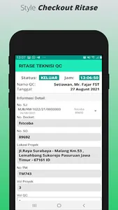 Ritase QC screenshot 3