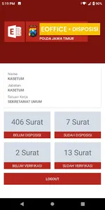e-Office Polda Jawa Timur screenshot 1