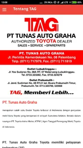 TAG Toyota screenshot 3