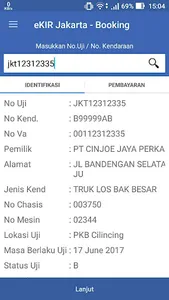 eKIR Jakarta - Booking screenshot 2