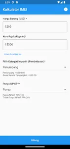 Kalkulator IMEI screenshot 0