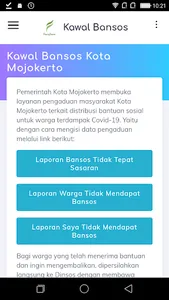 Kawal Bansos Mojokerto screenshot 0