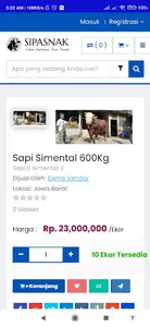Pasar Ternak Online screenshot 2